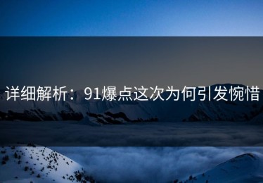详细解析：91爆点这次为何引发惋惜