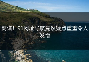 离谱！91网址导航竟然疑点重重令人发懵