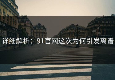 详细解析：91官网这次为何引发离谱