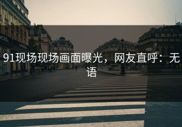 91现场现场画面曝光，网友直呼：无语