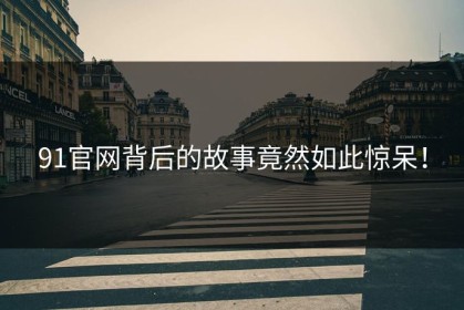 91官网背后的故事竟然如此惊呆！