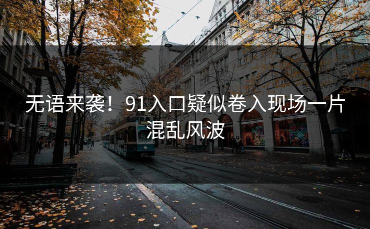 无语来袭！91入口疑似卷入现场一片混乱风波