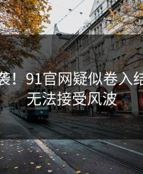 心碎来袭！91官网疑似卷入结局让人无法接受风波