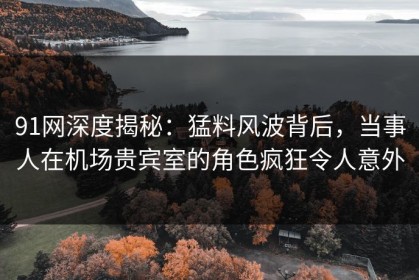 91网深度揭秘：猛料风波背后，当事人在机场贵宾室的角色疯狂令人意外