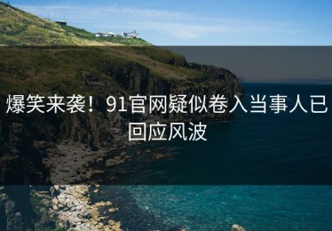 爆笑来袭！91官网疑似卷入当事人已回应风波